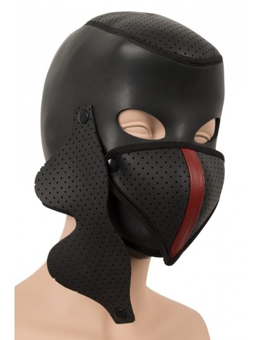 Maska BDSM Head Mask Black - Maski i kaptury - 4