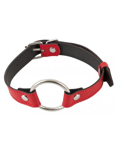 Uprząż BDSM z kajdankami i obrożą Bad Kitty Harness Set Red - Zestawy BDSM - 7