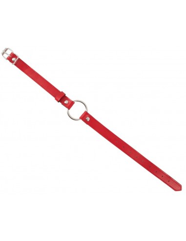 Uprząż BDSM z kajdankami i obrożą Bad Kitty Harness Set Red - Zestawy BDSM - 8