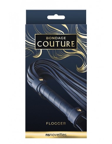 BONDAGE COUTURE FLOGGER BLUE - Baty, pejcze i packi - 3