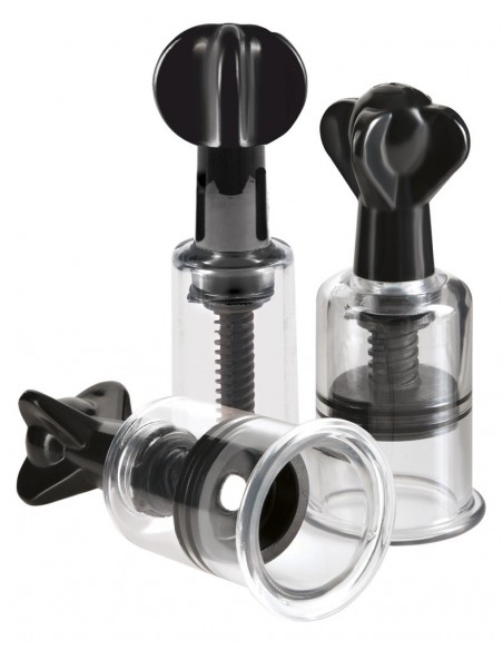 Przyssawki do sutków Ffsle Super Suckers Trio - Pompki do sutków i pochwy - 2