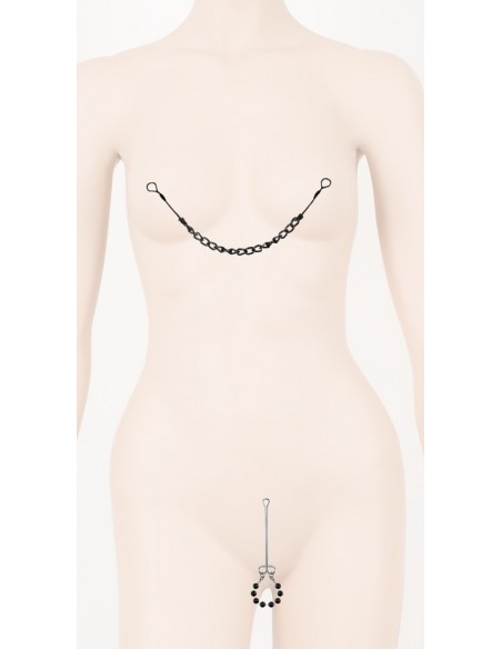 Klipsy na sutki Ffsle Nipple / Clit Jewelry Bl - Klamry i klipsy na sutki - 4