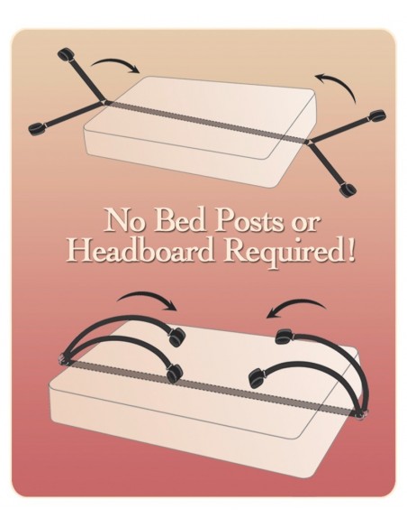 FFS Bed Bindings Restraint Kit - Uprzęże BDSM - 4