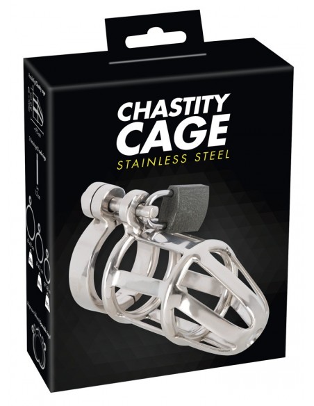 Klatka na penisa Chastity Cage Stainless Steel - Klatki na penisa - 1