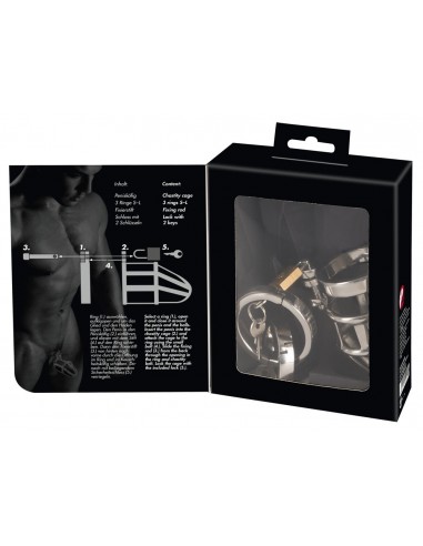 Klatka na penisa Chastity Cage Stainless Steel - Klatki na penisa - 2