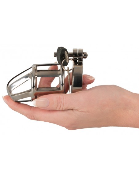 Klatka na penisa Chastity Cage Stainless Steel - Klatki na penisa - 5
