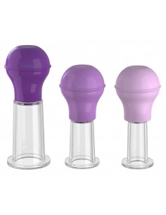 Pompka do sutków Ffh Her Nipple Enhancer Set - Pompki do sutków i pochwy - 1 2