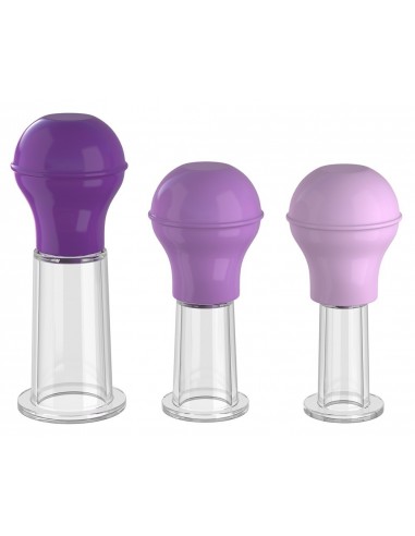 Pompka do sutków Ffh Her Nipple Enhancer Set - Pompki do sutków i pochwy - 2