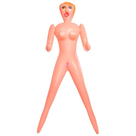 Lalka erotyczna Becky The Beginner — nadmuchiwana, skala naturalna 1:1, 3 kanały stymulacyjne, PVC - 2