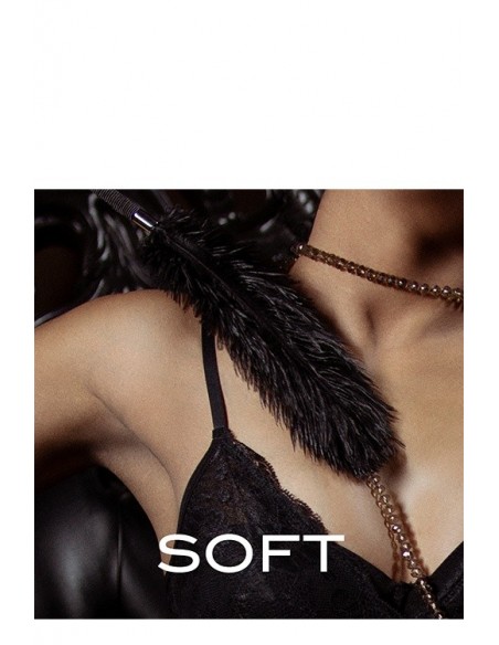 NOIR SOFT FEATHER TICKLER BLACK - Baty, pejcze i packi - 5