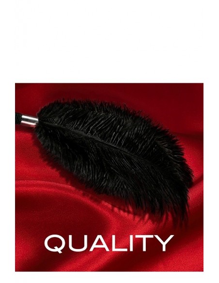 NOIR SOFT FEATHER TICKLER BLACK - Baty, pejcze i packi - 6
