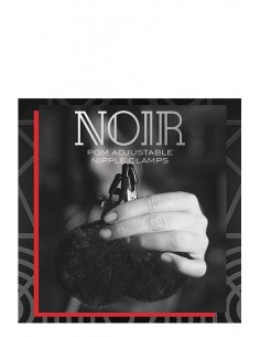 Klipsy na sutki Noir Pom Adjustable Nipple Clamps Black - Klamry i klipsy na sutki - 1 2