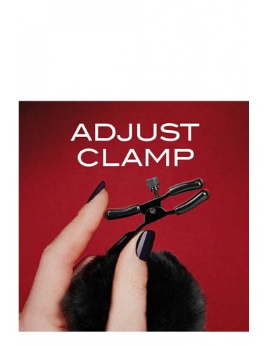 Klipsy na sutki Noir Pom Adjustable Nipple Clamps Black - Klamry i klipsy na sutki - 3