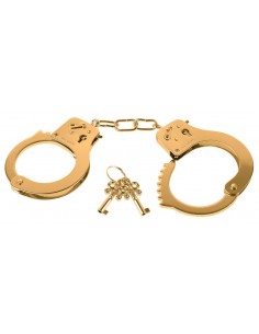 Kajdanki Ffs Gold Metal Cuffs - Kajdanki erotyczne - 1 2
