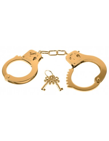 Kajdanki Ffs Gold Metal Cuffs - Kajdanki erotyczne - 2
