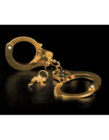 Kajdanki Ffs Gold Metal Cuffs - Kajdanki erotyczne - 3