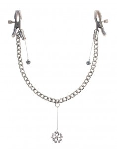 Klipsy na sutki Ffs Crystal Nipple Clamps - Klamry i klipsy na sutki - 1 2