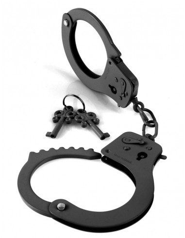 Kajdanki Ffs Metal Handcuffs Black - Kajdanki erotyczne - 2