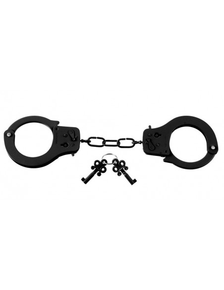 Kajdanki Ffs Metal Handcuffs Black - Kajdanki erotyczne - 3
