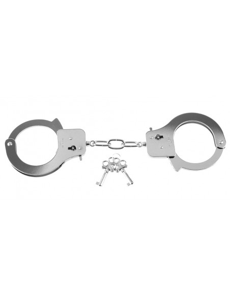 Kajdanki Ffs Metal Handcuffs Silver - Kajdanki erotyczne - 3