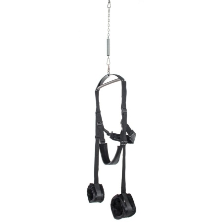 Huśtawka erotyczna Spinning Fantasy Swing z rotacją 360°, regulowanymi pasami nośnymi i nośnością 150 kg - 2
