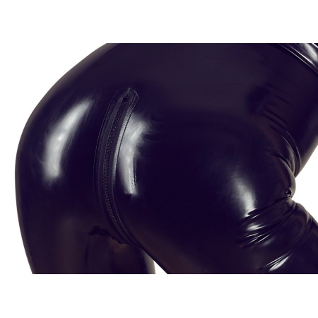 Opinający kombinezon Latex Catsuit black - 5