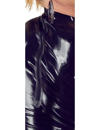 Klasyczna sukienka Latex Dress black S - Wetlook, Vinyl, Datex, Latex - 4