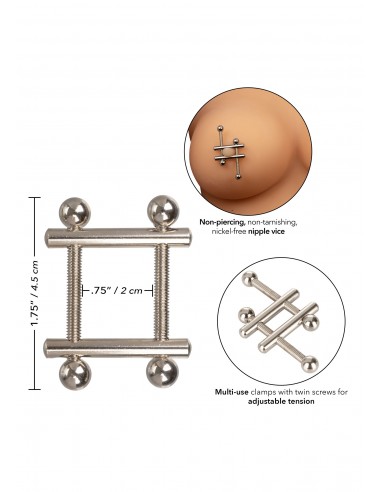 Klipsy na sutki Crossbar Nipple Vices - Klamry i klipsy na sutki - 8