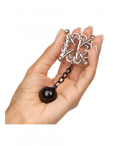 Klipsy na sutki 4-Point Weighted Nipple Press - Klamry i klipsy na sutki - 5