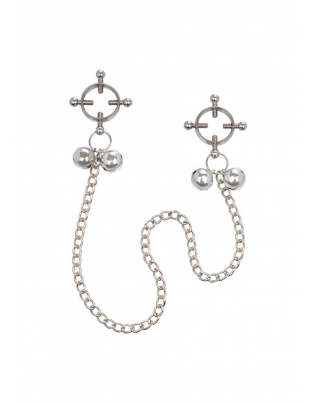 Klipsy na sutki 4-Point Nipple Press W Bells - Klamry i klipsy na sutki - 1