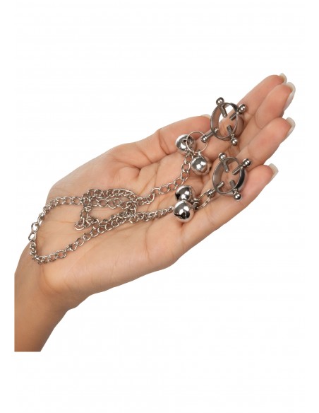 Klipsy na sutki 4-Point Nipple Press W Bells - Klamry i klipsy na sutki - 4