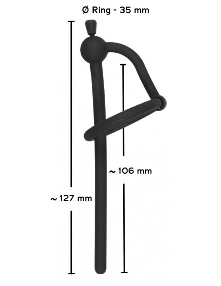 Dilator cewki moczowej Penis Plug Piss Play With Stop - Dilatory penisa - 7