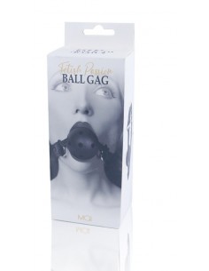 Knebel BDSM Btb Fetish Ball Gag Black - Kneble do ust - 1 2