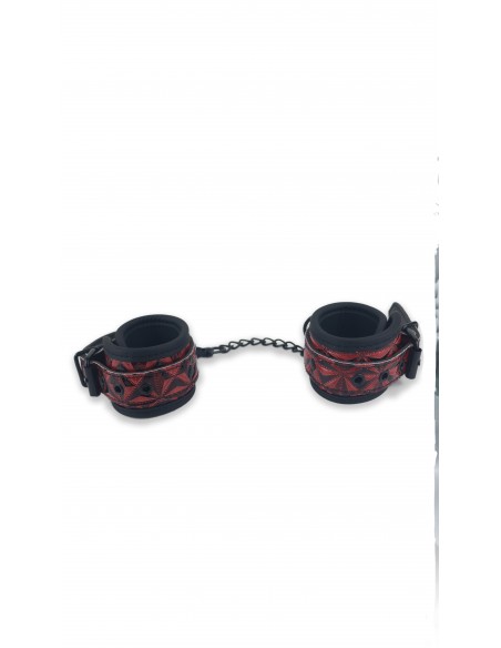 Kajdanki Btb Fetish Wrists Cuffs Red - Kajdanki erotyczne - 1