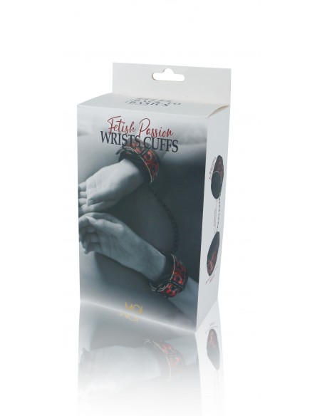Kajdanki Btb Fetish Wrists Cuffs Red - Kajdanki erotyczne - 2