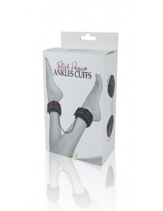 Kajdanki Btb Fetish Ankles Cuffs Red - Kajdanki erotyczne - 1 2