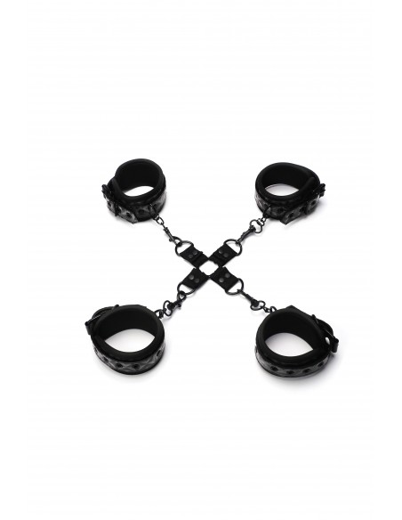 Kajdanki Whipsmart Diamond Hogtie Black - Kajdanki erotyczne - 1