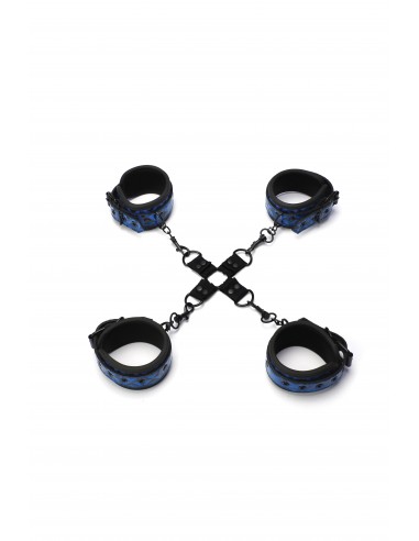 Kajdanki Whipsmart Diamond Hogtie Blue - Kajdanki erotyczne - 1
