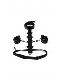 Kajdanki Whipsmart Diamond 3Pc Restraint Set Blk - Kajdanki erotyczne - 1