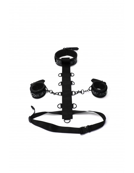 Kajdanki Whipsmart Diamond 3Pc Restraint Set Blk - Kajdanki erotyczne - 1