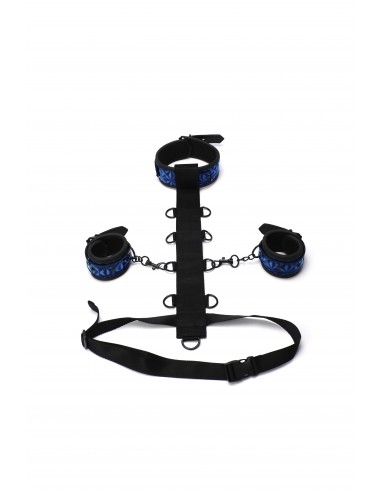 Kajdanki Whipsmart Diamond 3Pc Restraint Set Blue - Kajdanki erotyczne - 1