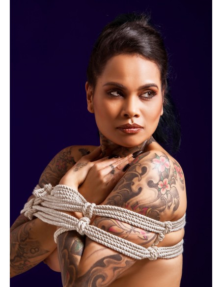 Lina BDSM Hemp Rope 10 m 7 mm - Liny, sznury BDSM - 3