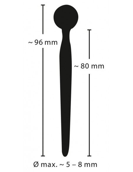 Dilator cewki moczowej Penis Plug Jewellery Pin 8 mm - Dilatory penisa - 8