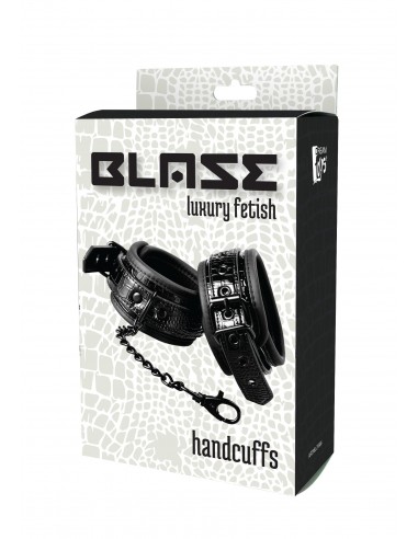 Kajdanki Blaze Handcuff Croco Black - Kajdanki erotyczne - 3