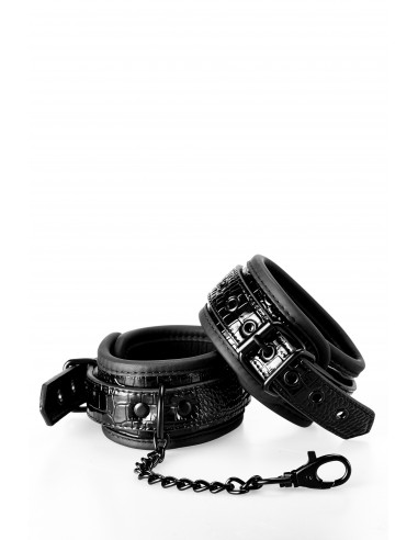 Kajdanki Blaze Handcuff Croco Black - Kajdanki erotyczne - 4