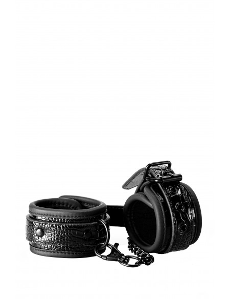 Kajdanki Blaze Handcuff Croco Black - Kajdanki erotyczne - 5