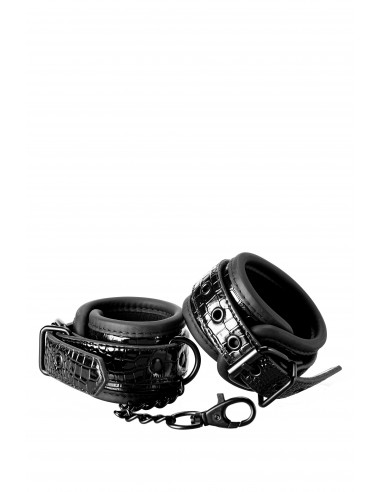 Kajdanki Blaze Handcuff Croco Black - Kajdanki erotyczne - 6