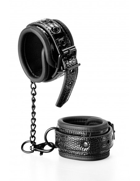 Kajdanki Blaze Handcuff Croco Black - Kajdanki erotyczne - 7