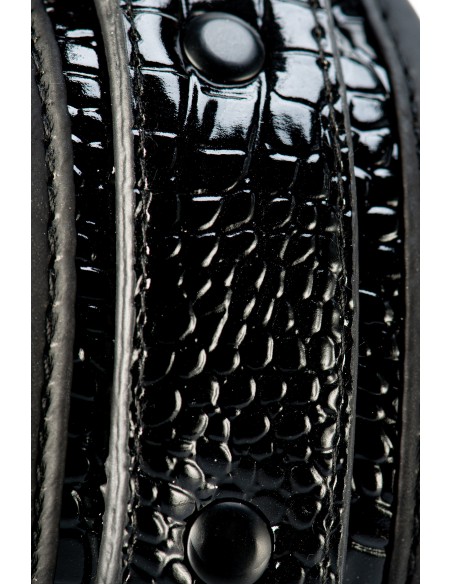 Kajdanki Blaze Handcuff Croco Black - Kajdanki erotyczne - 11