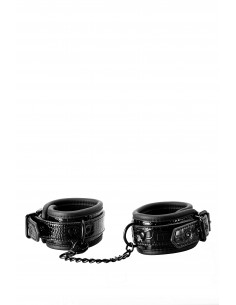 Kajdanki Blaze Ankle Cuff Croco Black - Kajdanki erotyczne - 1 2